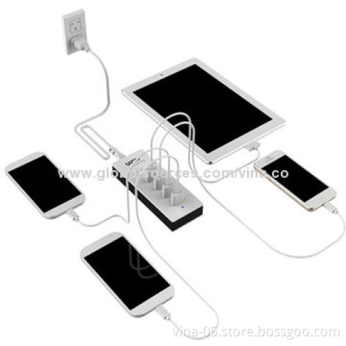 USB Power Strip Charger for iPad, iPhone and Tablet PCs, 100 - 240V, 50/60Hz Input Range